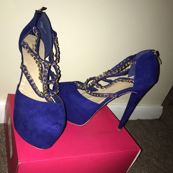 Royal Blue Heels - Picture 2 of 8